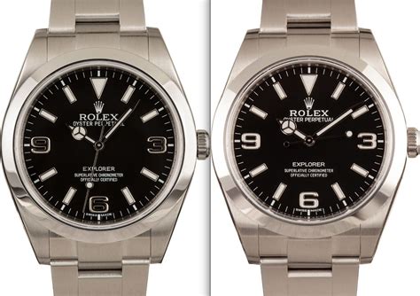 rolex explorer mk1 vs mk2